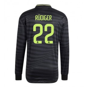 Real Madrid Antonio Rudiger #22 Tredje Tröja 2022-23 Långärmad